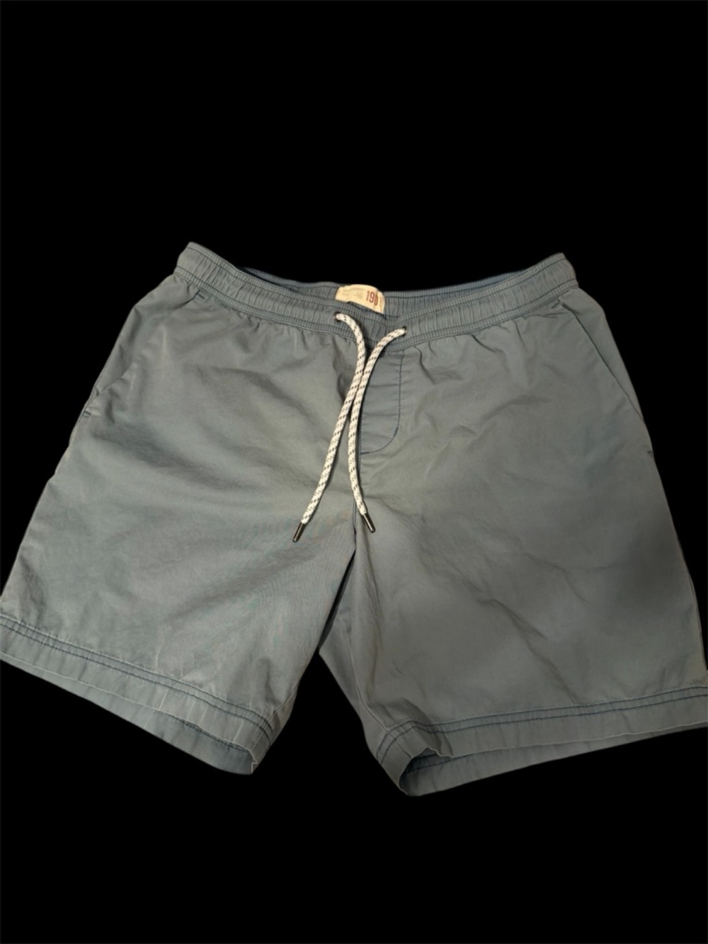 1901 Men's Swim Trunks in Slate Gray with Drawstring